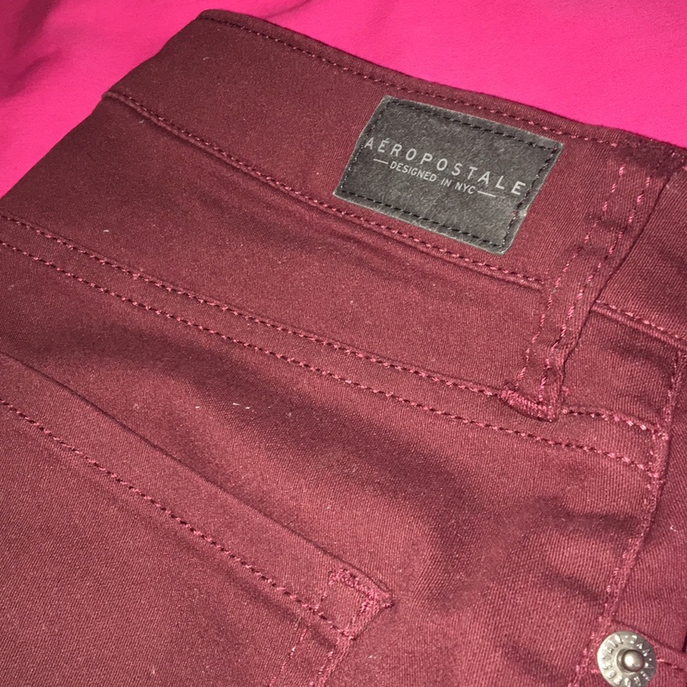 Burgundy pants